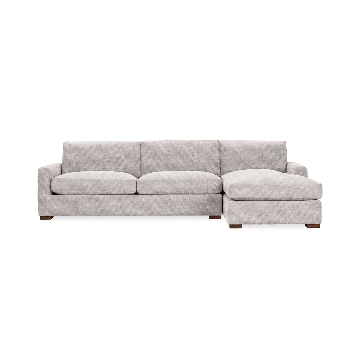 Coburn Right Chaise Sofa - Winter Wheat / Polyester - Classic Home 5317RSF2203