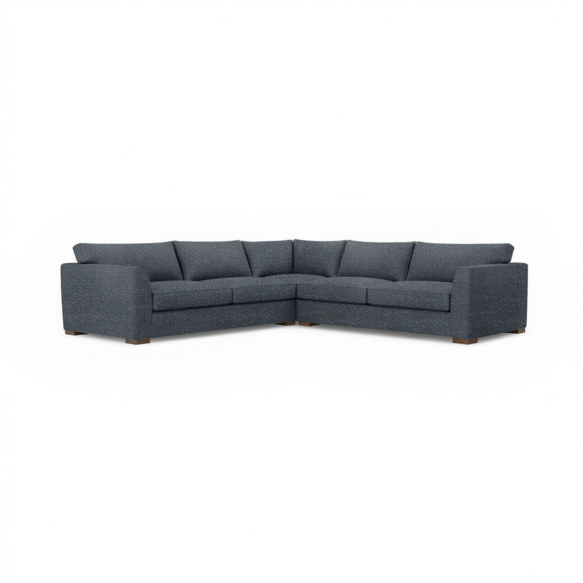 Bryson 3 Piece Sectional - Midnight Denim / Polyester - Classic Home 5319SC2102