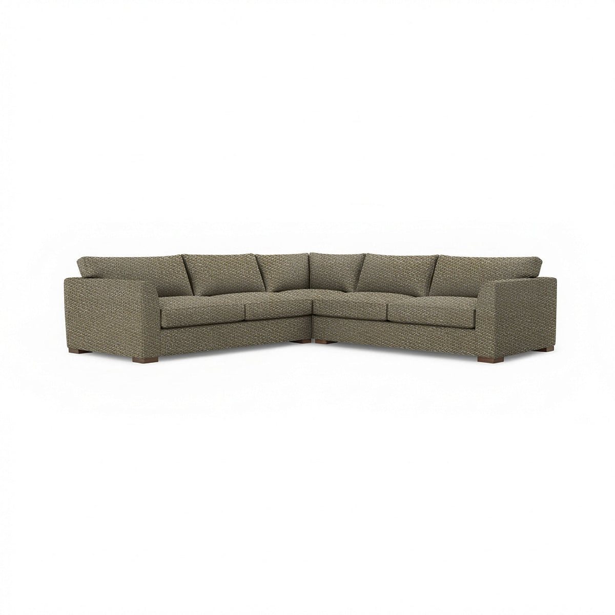 Bryson 3 Piece Sectional - Tuscan Olive / Polyester - Classic Home 5319SC2103