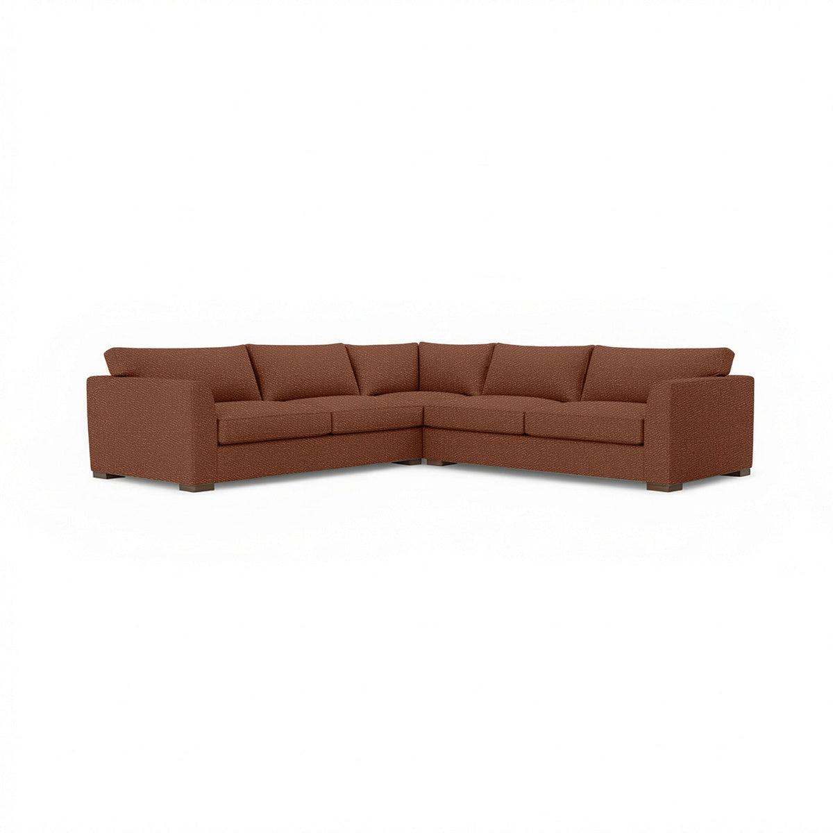 Bryson 3 Piece Sectional - Brick Red / Polyester - Classic Home 5319SC2201