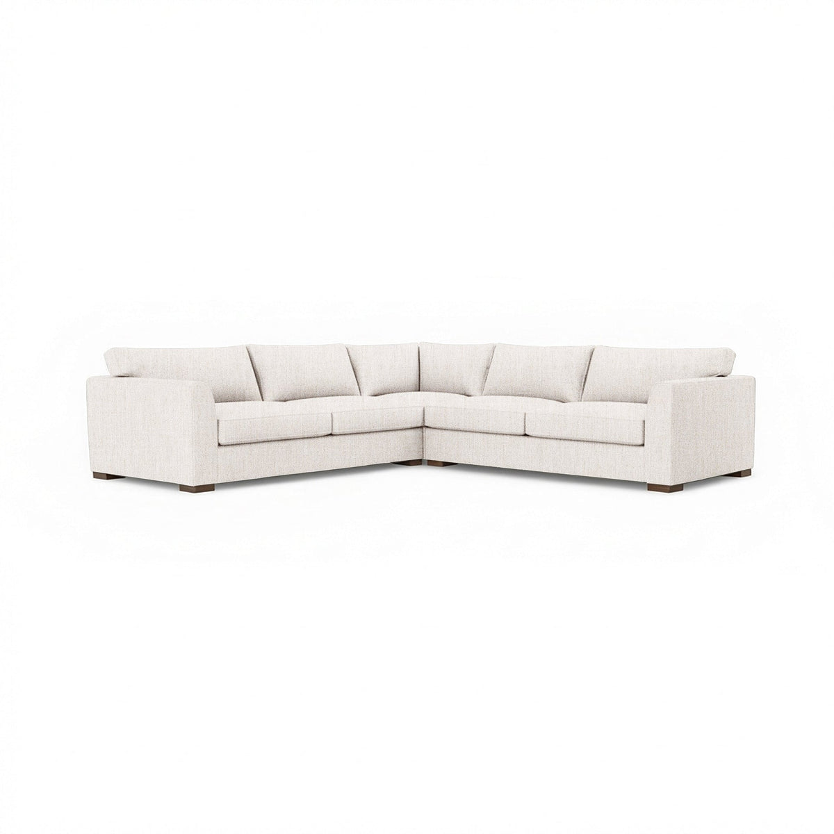 Bryson 3 Piece Sectional - Flax / Polyester - Classic Home 5319SC3DFL