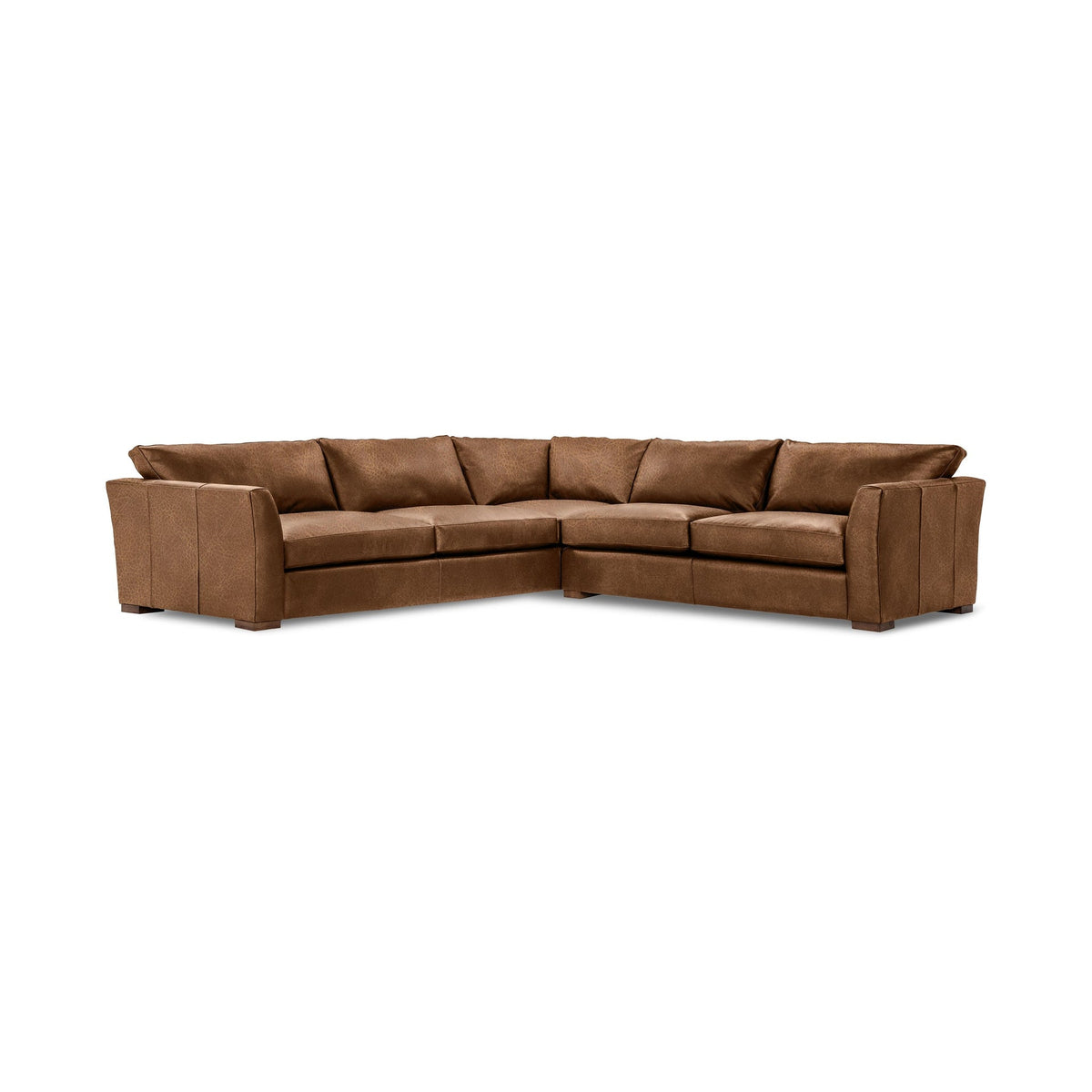 Bryson 3 Piece Sectional - Sand / Leather - Classic Home 5319SC3EPSN