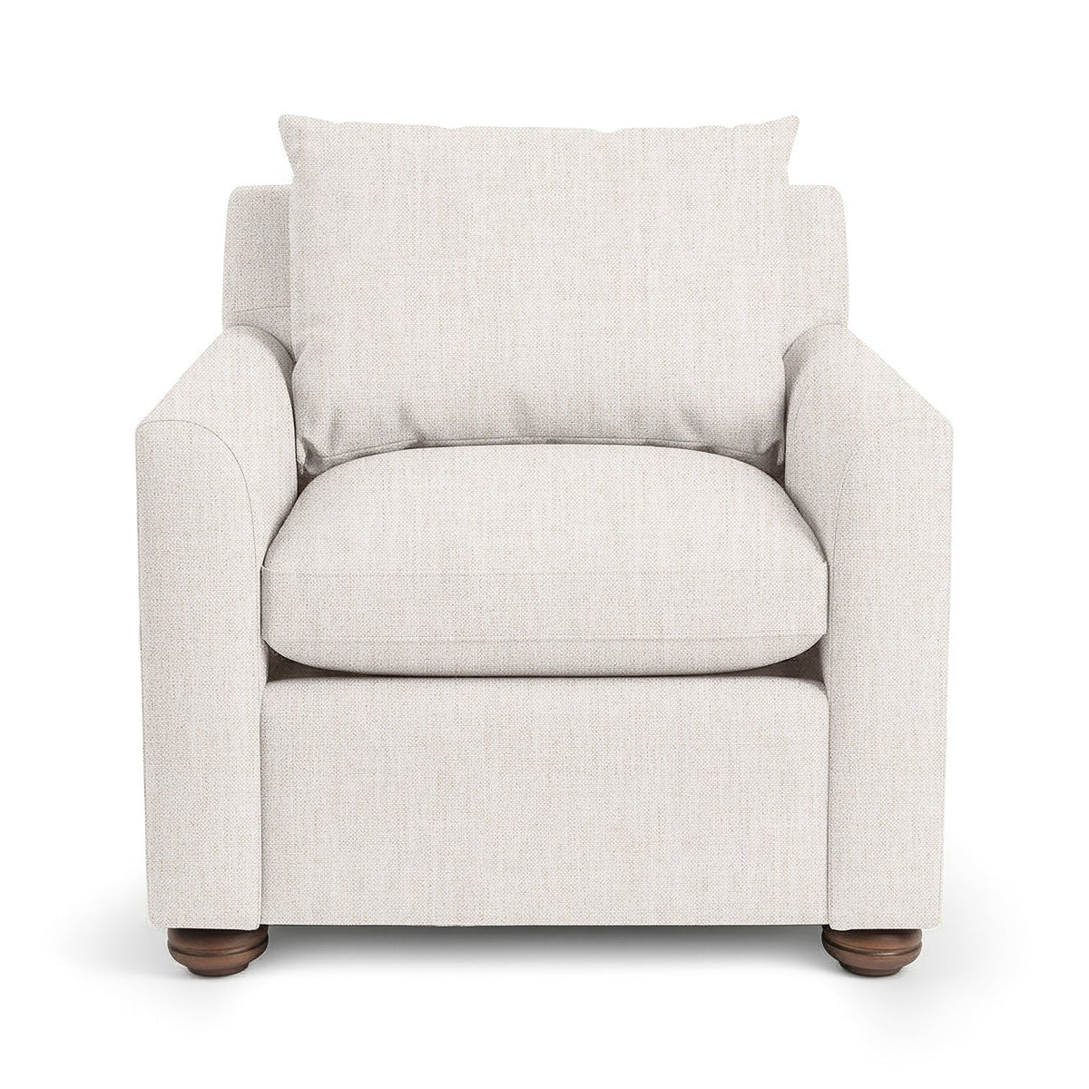 Olivia Accent Chair - Flax / Polyester - Classic Home 5320AC1101