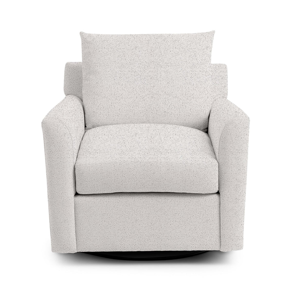 Olivia Swivel Chair - Gray / Polyester - Classic Home 5320SWC1002