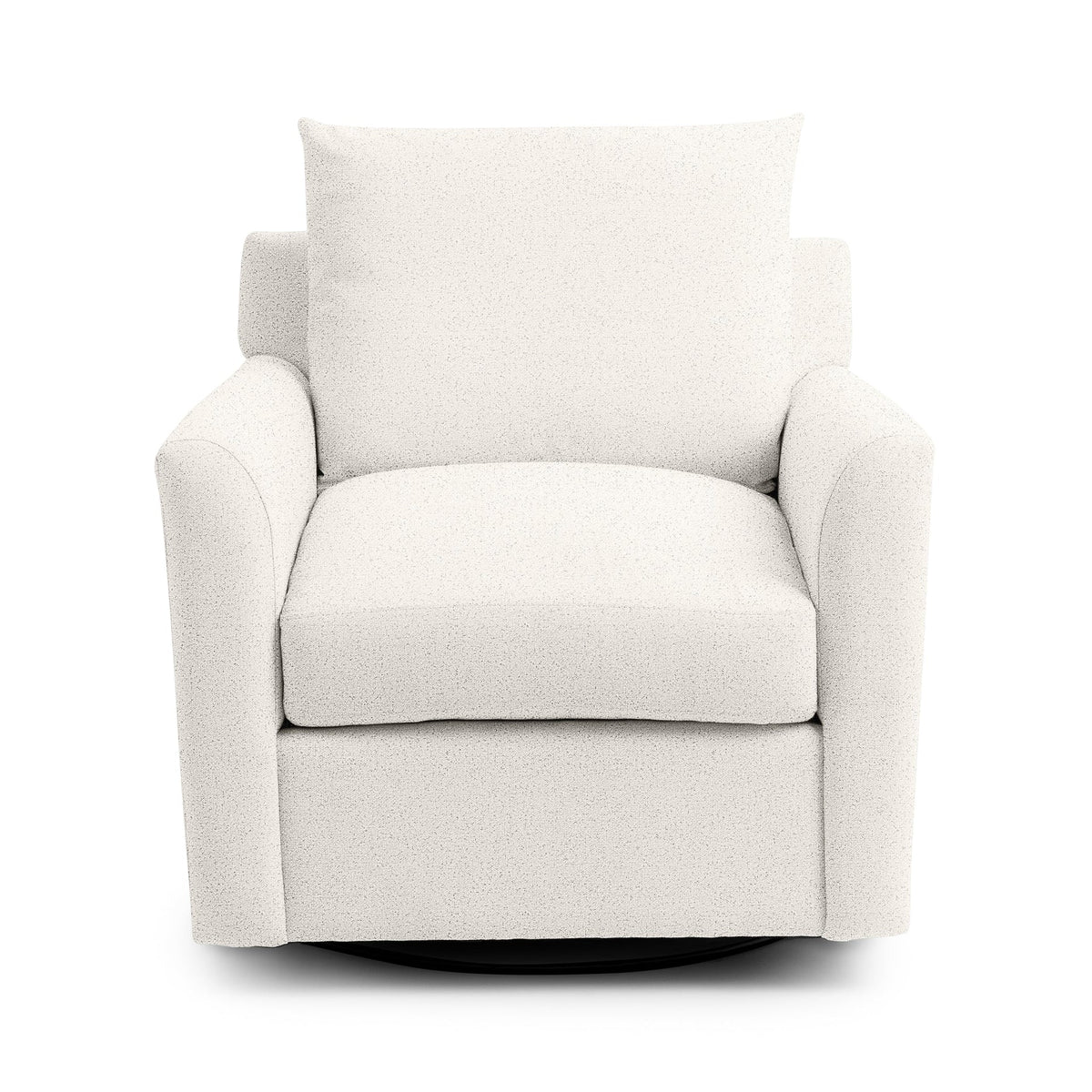 Olivia Swivel Chair - Ivory / Polyester - Classic Home 5320SWC1003
