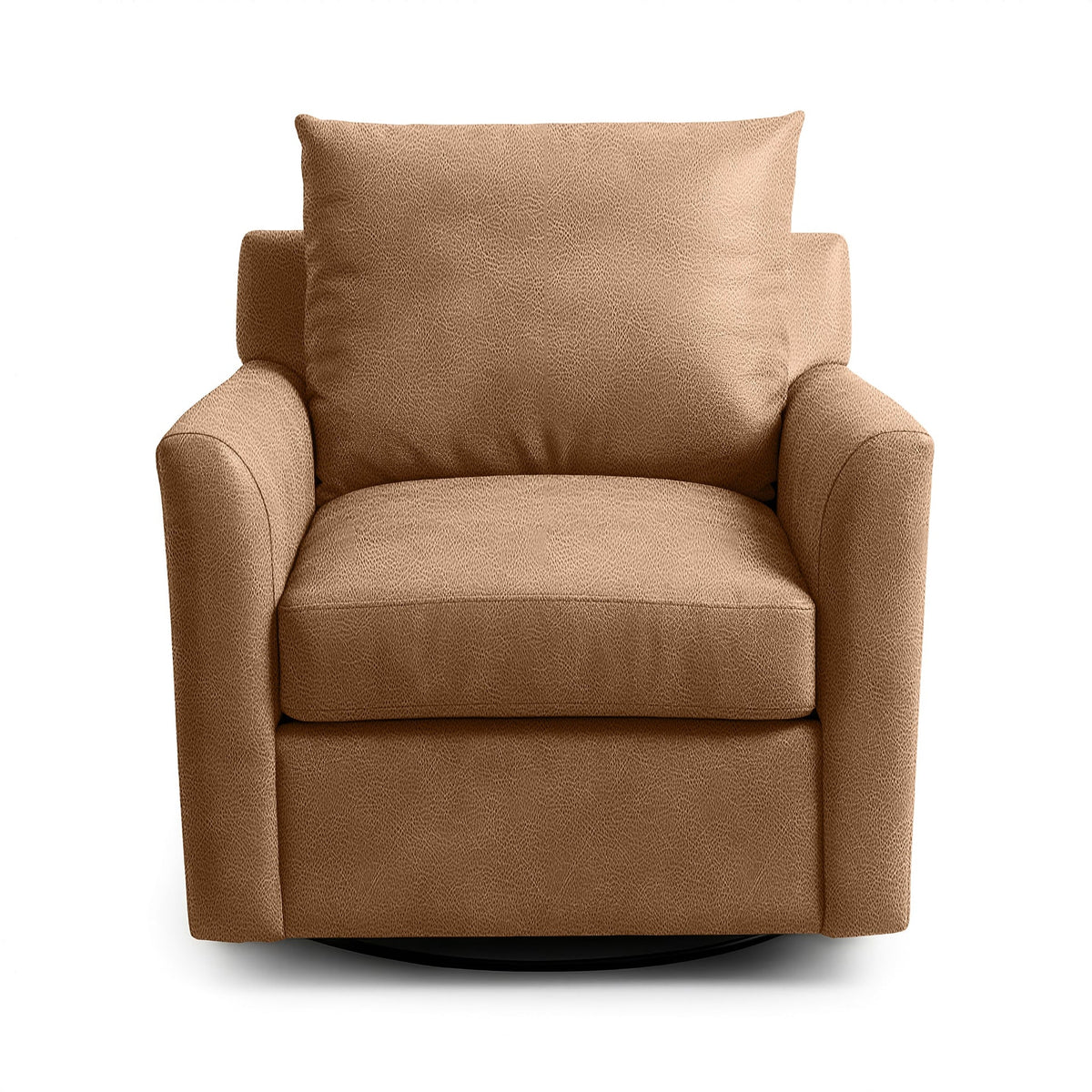 Olivia Swivel Chair - Saddle / Leather - Classic Home 5320SWC1301