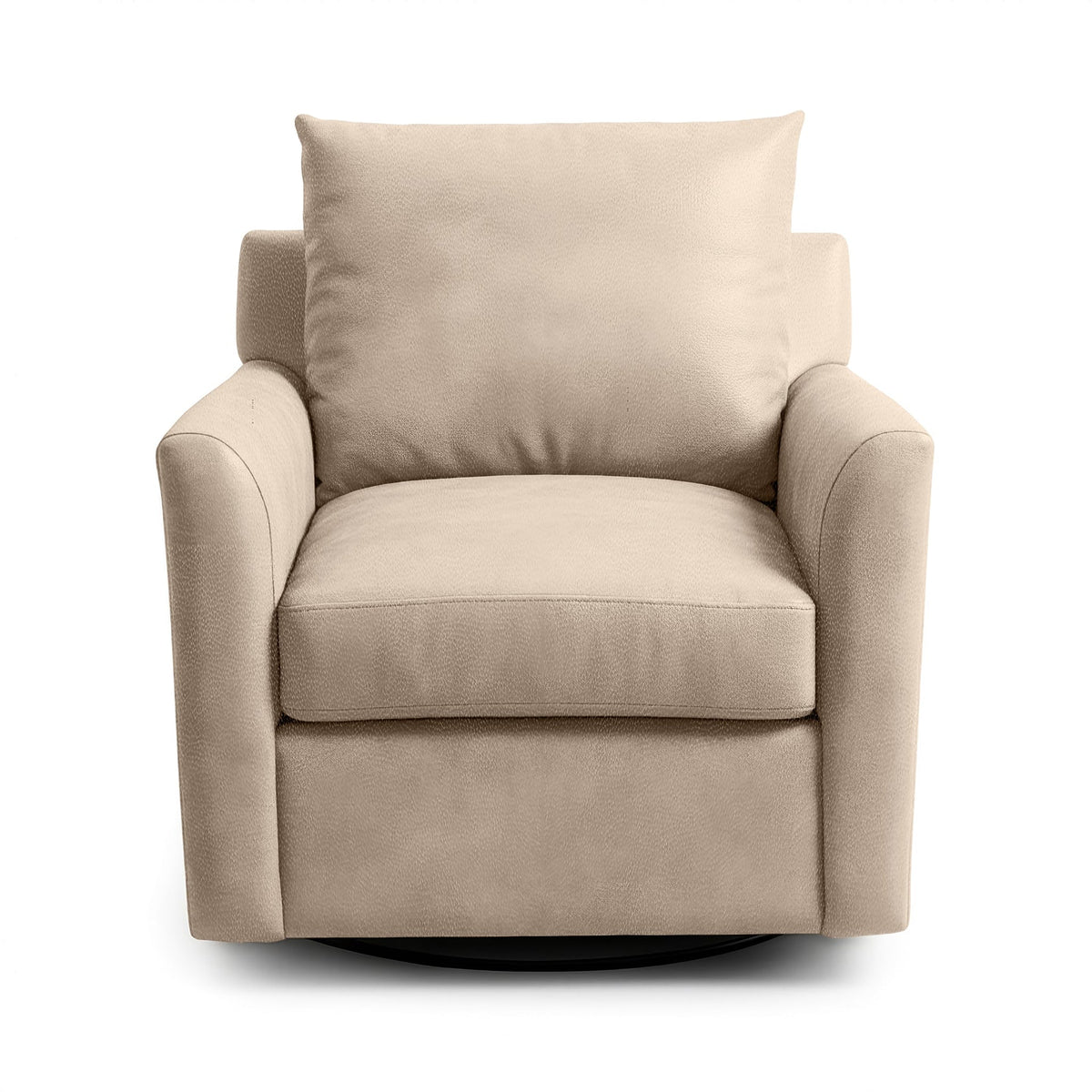 Olivia Swivel Chair - Cashmere / Leather - Classic Home 5320SWC1402