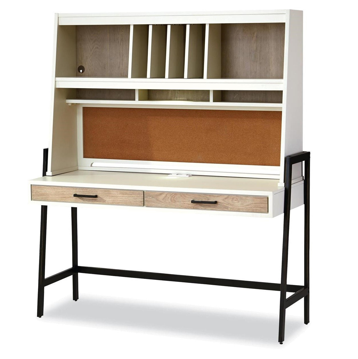 #MyRoom Modern Kids Study Desk with Drawers - White