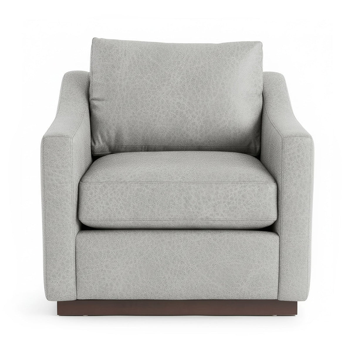 Aspen Accent Chair - Dove / Leather - Classic Home 5321AC1305