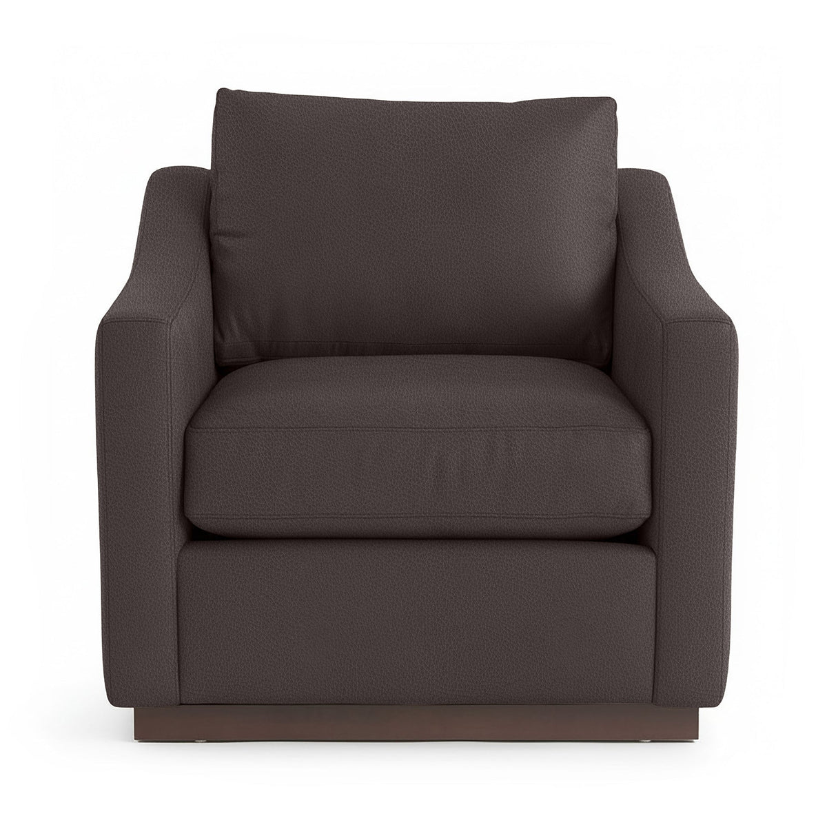 Aspen Accent Chair - Chocolate / Leather - Classic Home 5321AC1403