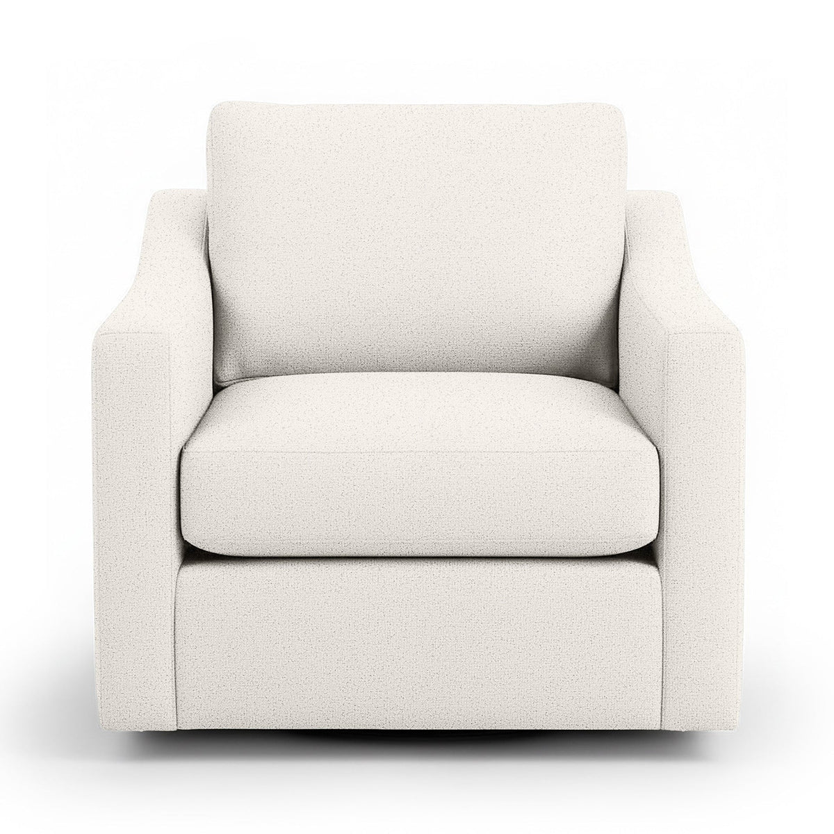 Aspen Swivel Chair - Ivory / Polyester - Classic Home 5321SWC1003
