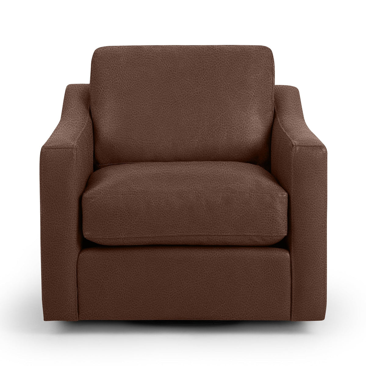 Aspen Swivel Chair - Brown / Leather - Classic Home 5321SWC1302
