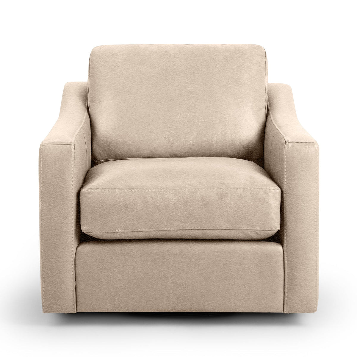Aspen Swivel Chair - Cashmere / Leather - Classic Home 5321SWC1402