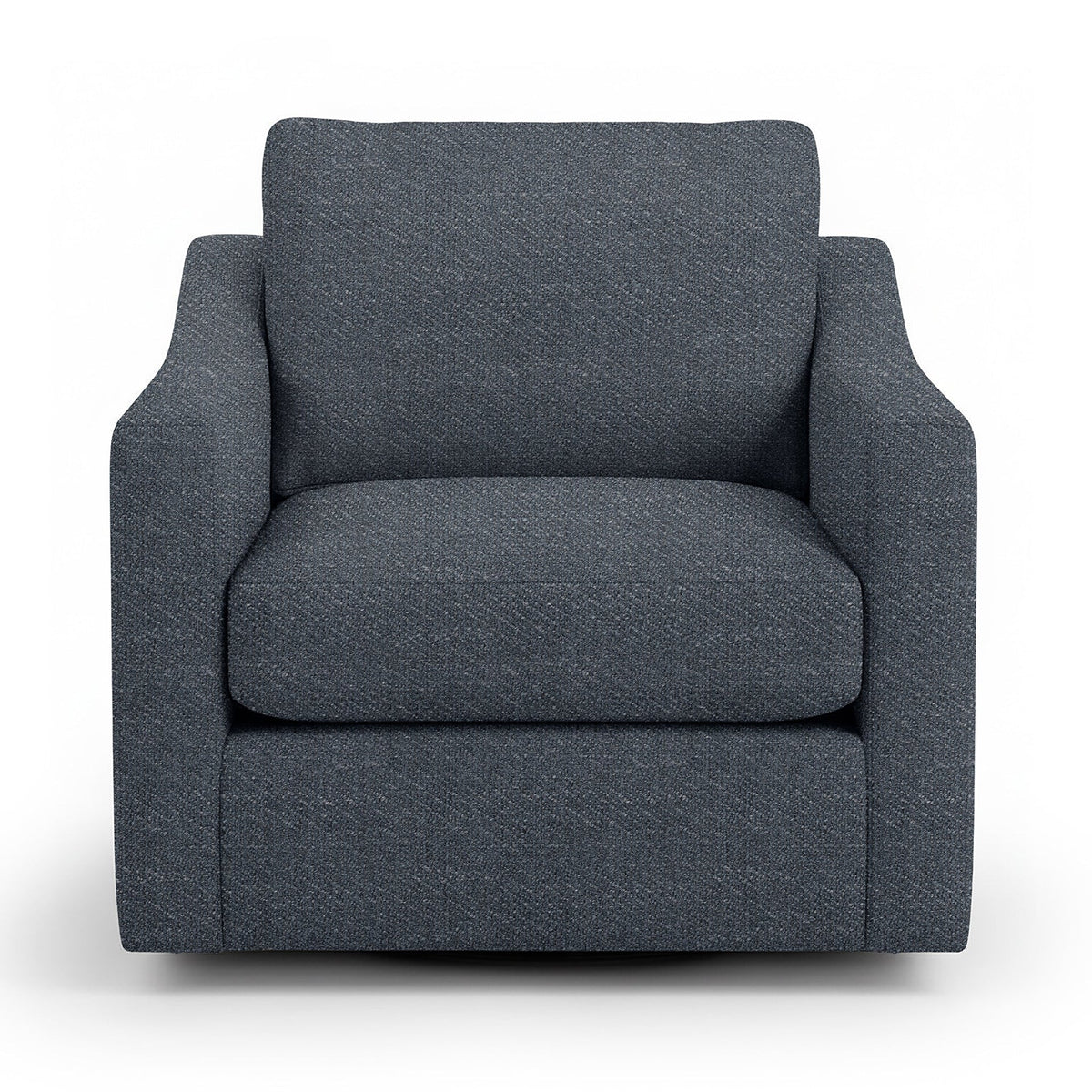 Aspen Swivel Chair - Midnight Denim / Polyester - Classic Home 5321SWC2102