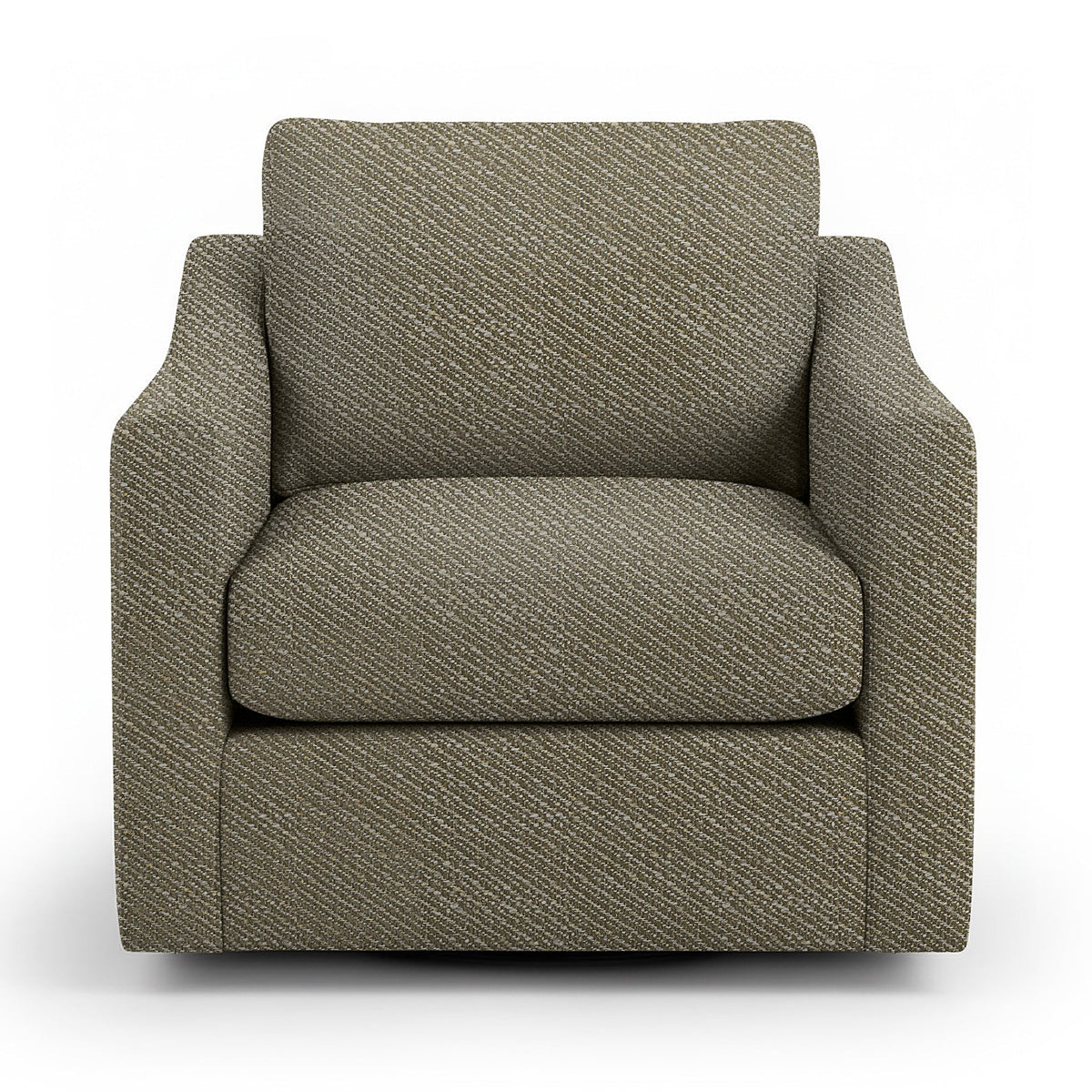 Aspen Swivel Chair - Tuscan Olive / Polyester - Classic Home 5321SWC2103