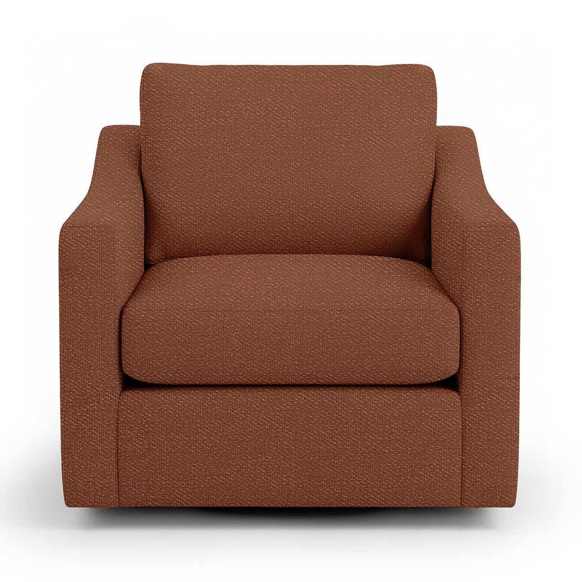 Aspen Swivel Chair - Brick Red / Polyester - Classic Home 5321SWC2201