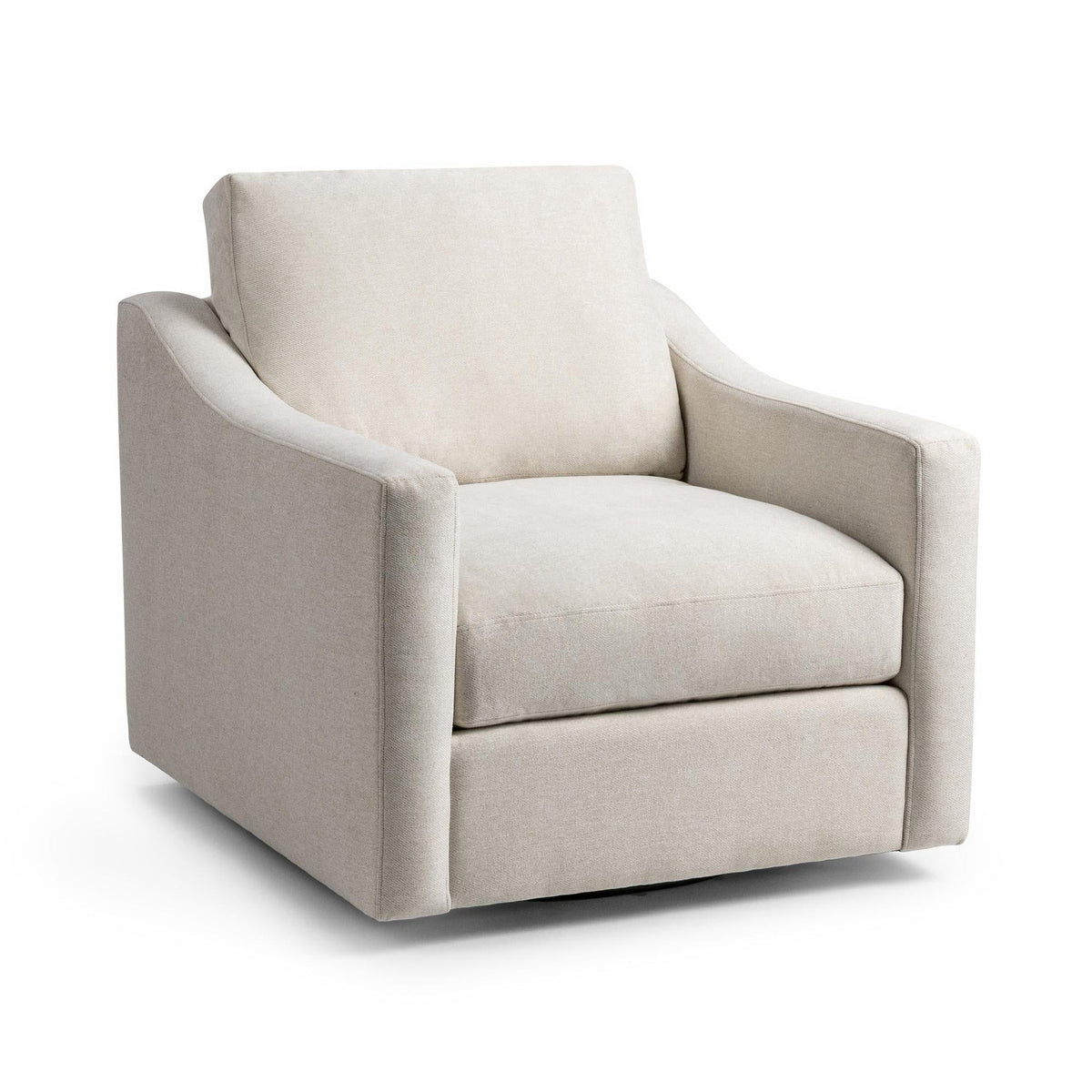 Aspen Swivel Chair - Winter Wheat / Polyester - Classic Home 5321SWC2203