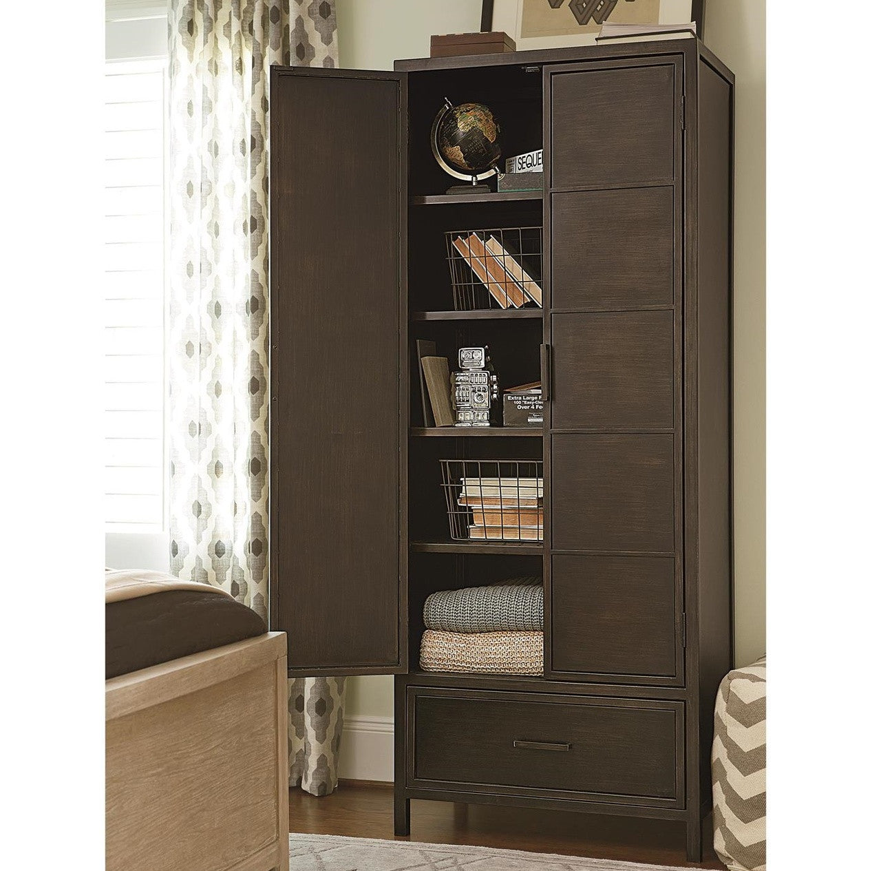 #MyRoom Modern Industrial Varsity Iron Cabinet