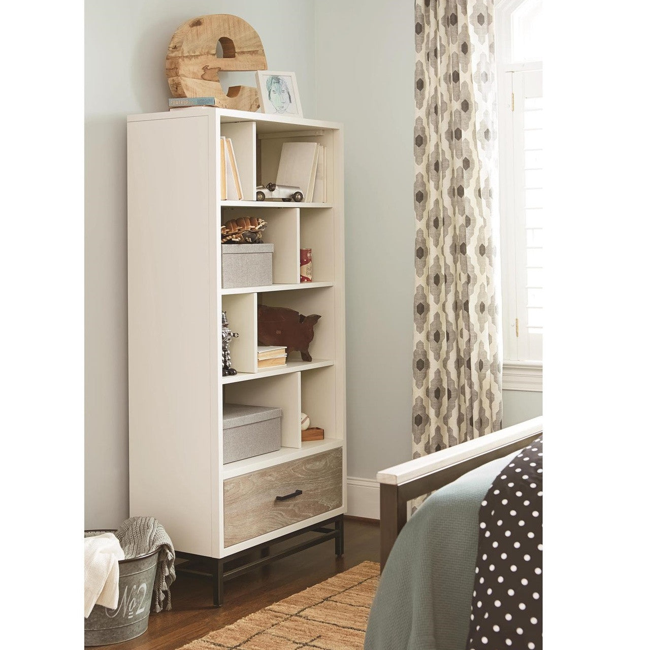 #MyRoom Modern Kids Bookcase - White