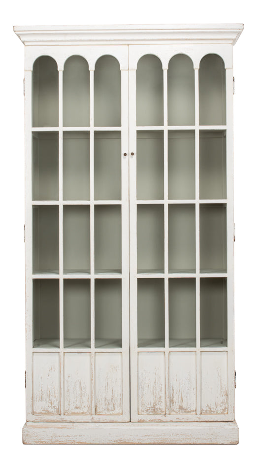 Edgar Allan Glass Bookcase by Sarreid Ltd - view 2