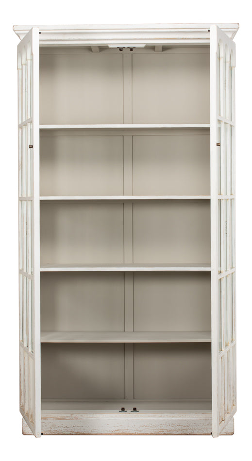 Edgar Allan Glass Bookcase by Sarreid Ltd - view 3