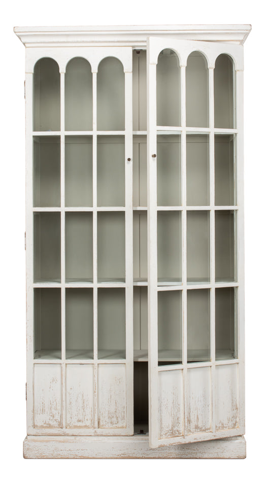 Edgar Allan Glass Bookcase by Sarreid Ltd - view 4