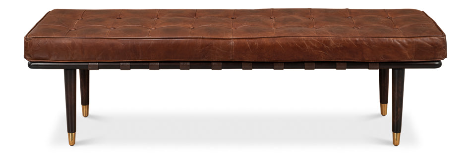 Prince Albert Bench by Sarreid Ltd - view 2