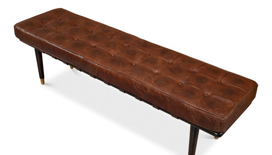 Prince Albert Bench by Sarreid Ltd - view 3