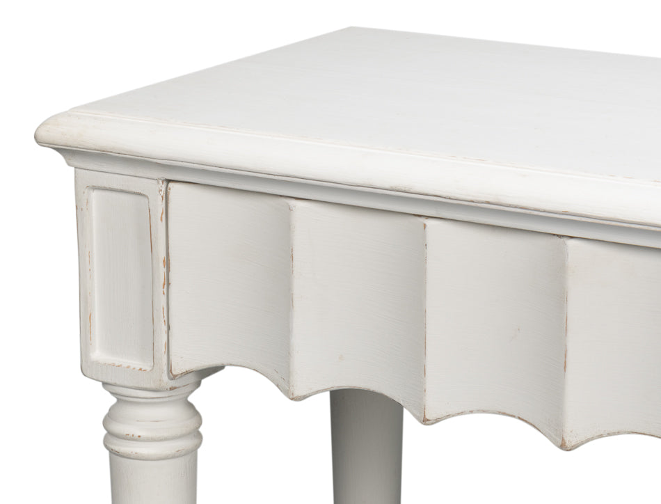 Chantal Console Table Antique White by Sarreid Ltd - view 10