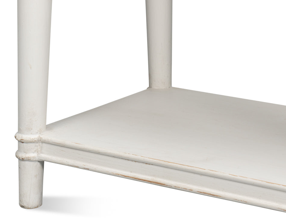 Chantal Console Table Antique White by Sarreid Ltd - view 11