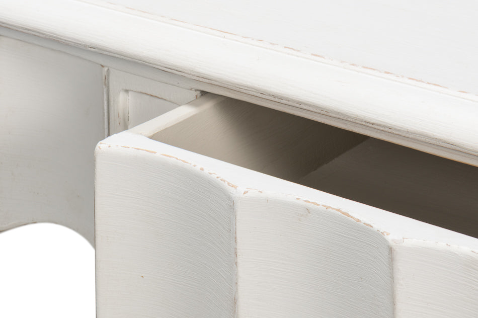 Chantal Console Table Antique White by Sarreid Ltd - view 6
