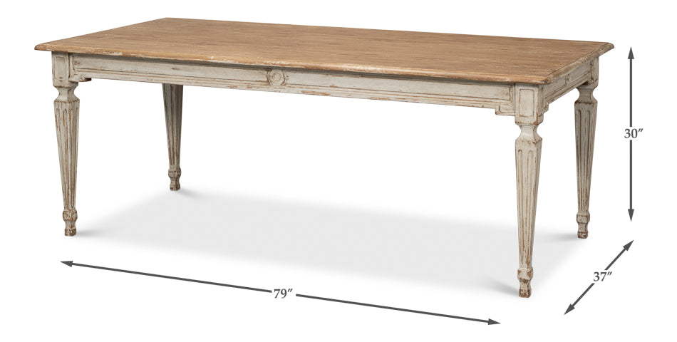 Elise Dining Table by Sarreid Ltd - view 6