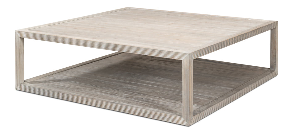 Camden Bungalow Cocktail Table by Sarreid Ltd - view 3