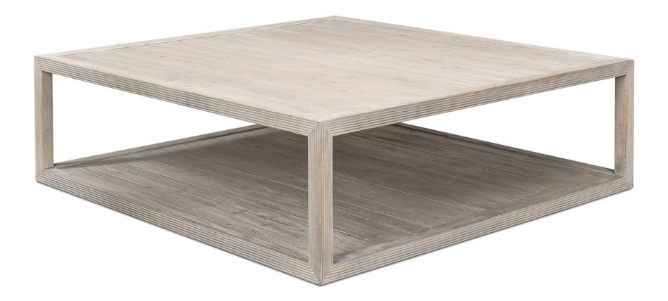 Camden Bungalow Cocktail Table by Sarreid Ltd - view 4