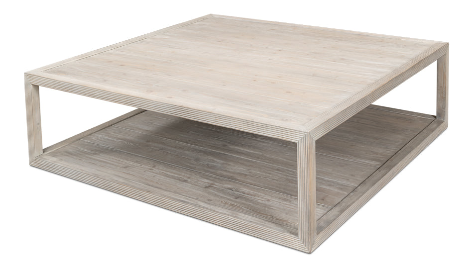 Camden Bungalow Cocktail Table by Sarreid Ltd - view 5