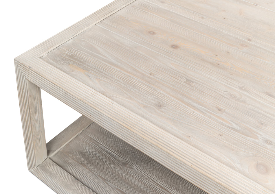 Camden Bungalow Cocktail Table by Sarreid Ltd - view 6