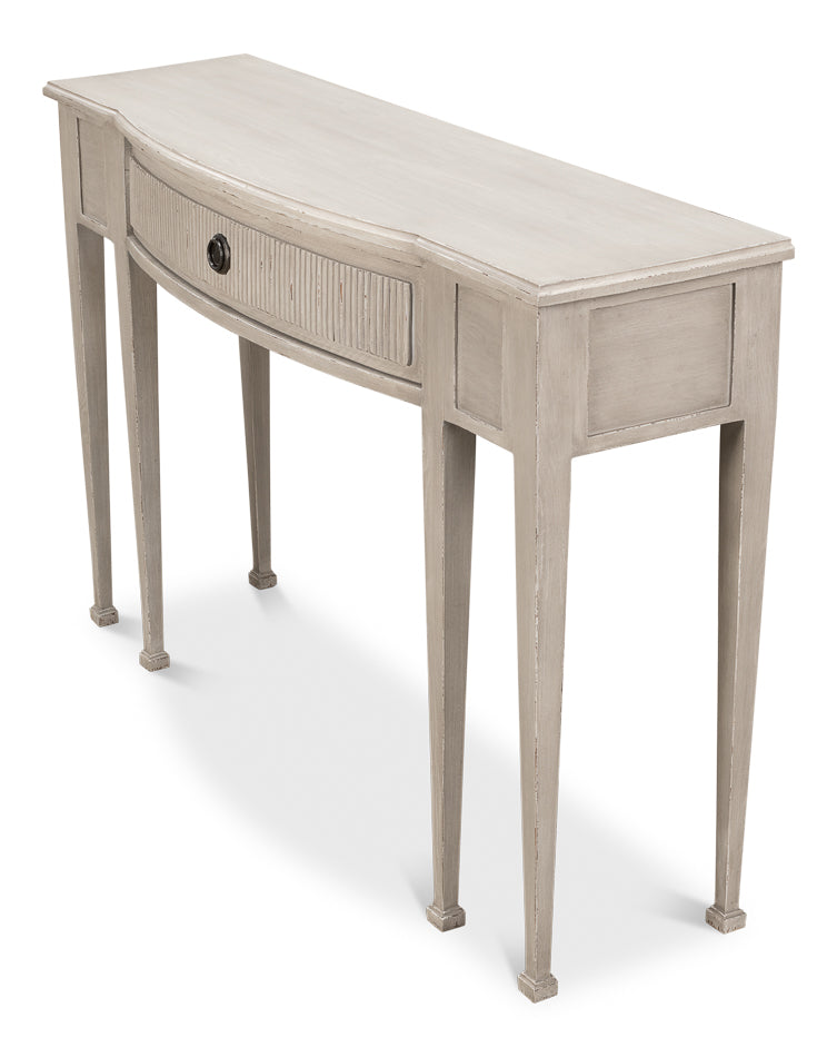Madora Bungalow Console Table, Grey by Sarreid Ltd - view 10