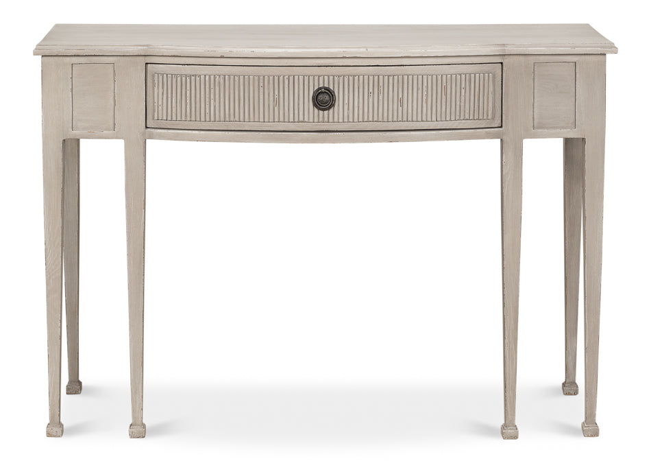 Madora Bungalow Console Table, Grey by Sarreid Ltd - view 2