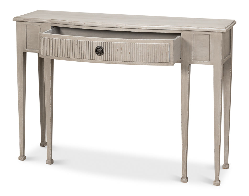 Madora Bungalow Console Table, Grey by Sarreid Ltd - view 3