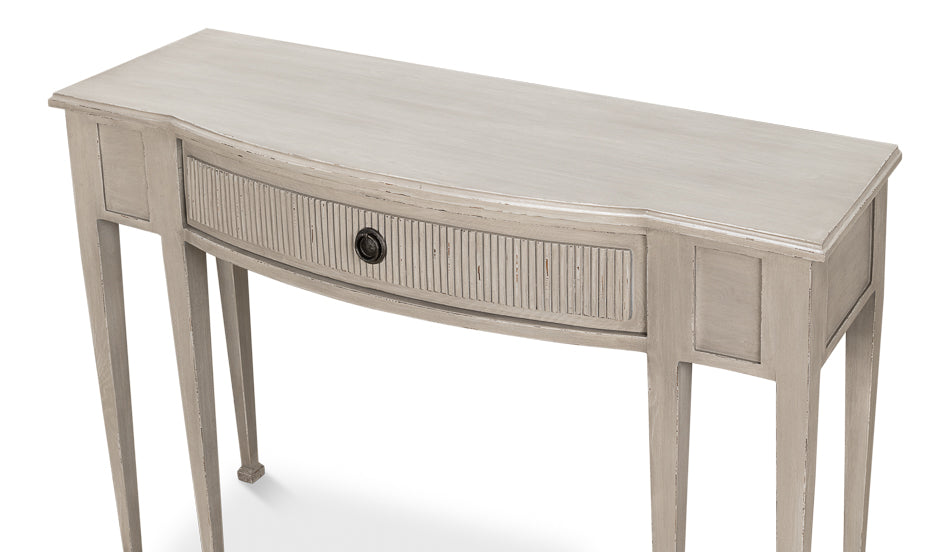 Madora Bungalow Console Table, Grey by Sarreid Ltd - view 4
