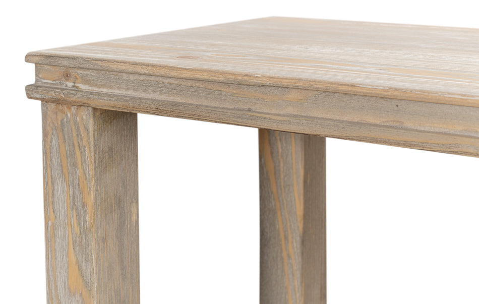 Grange Bungalow Console, Grey Thorne by Sarreid Ltd - view 10