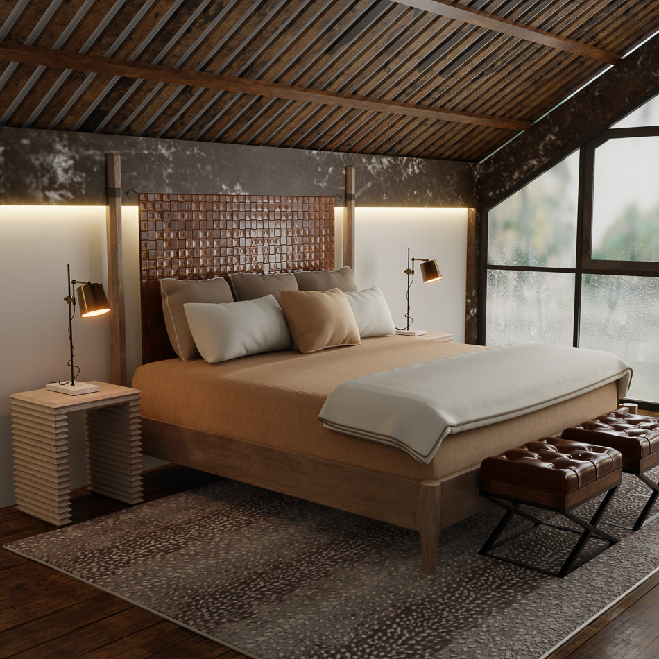 Marcus King Bed by Sarreid Ltd - view 11