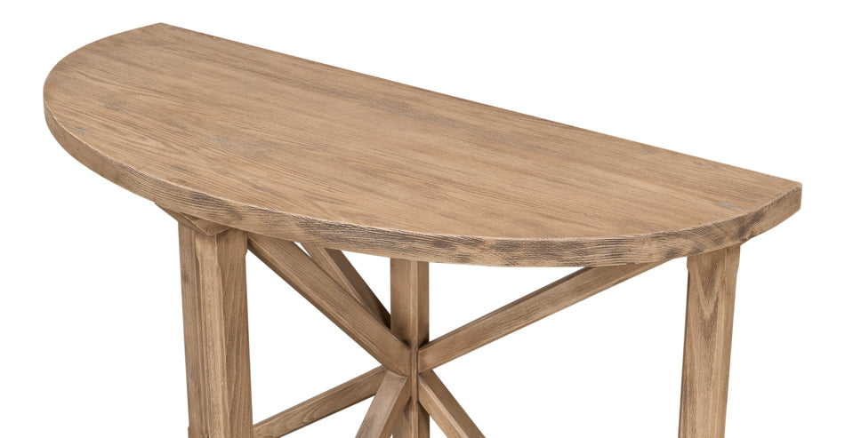 Gregorio Vineyards Half Moon Console by Sarreid Ltd - view 4