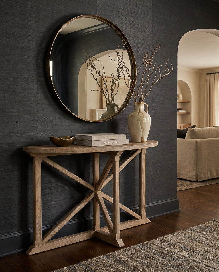 Gregorio Vineyards Half Moon Console by Sarreid Ltd - view 12