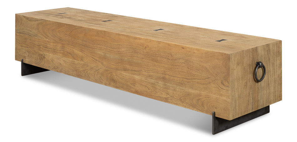 Stuben Bench by Sarreid Ltd - view 3
