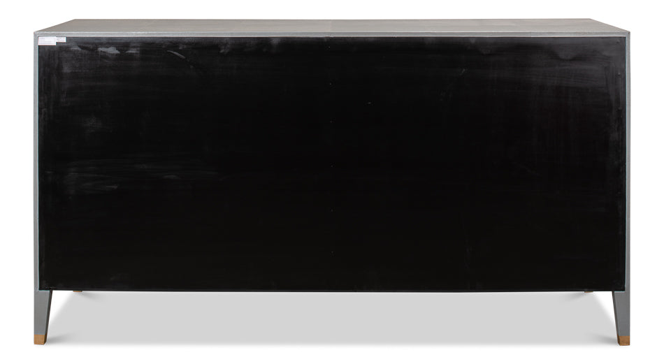 Gabriella Chest Of Drawers, Storm Grey by Sarreid Ltd - view 8