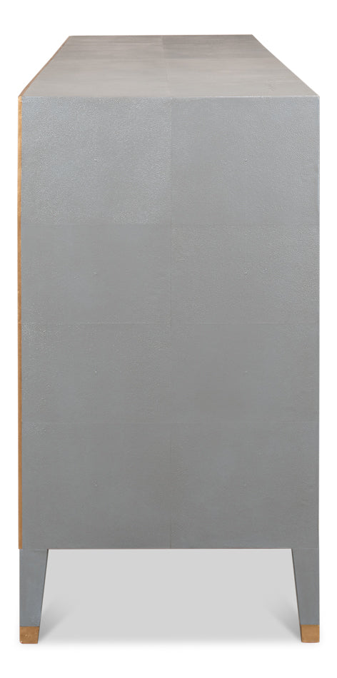 Gabriella Chest Of Drawers, Storm Grey by Sarreid Ltd - view 9