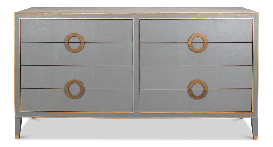 Gabriella Chest Of Drawers, Storm Grey by Sarreid Ltd - view 2