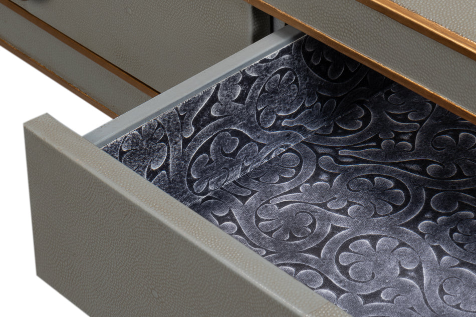 Gabriella Console, Storm Grey by Sarreid Ltd - view 10
