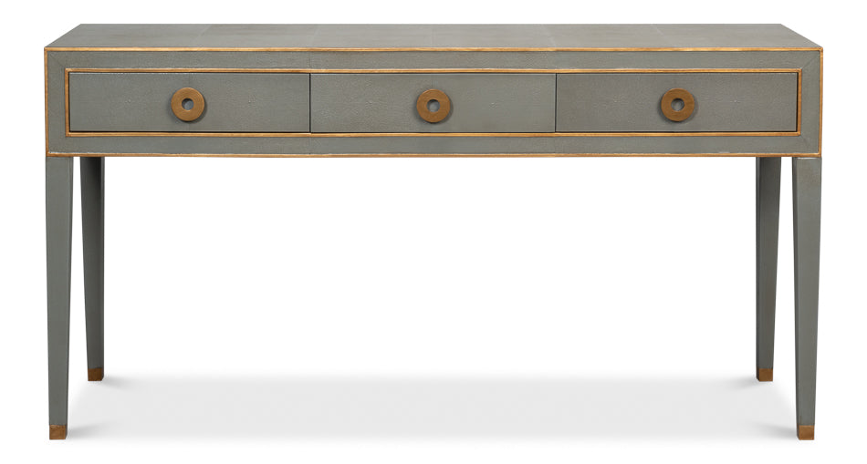 Gabriella Console, Storm Grey by Sarreid Ltd - view 2